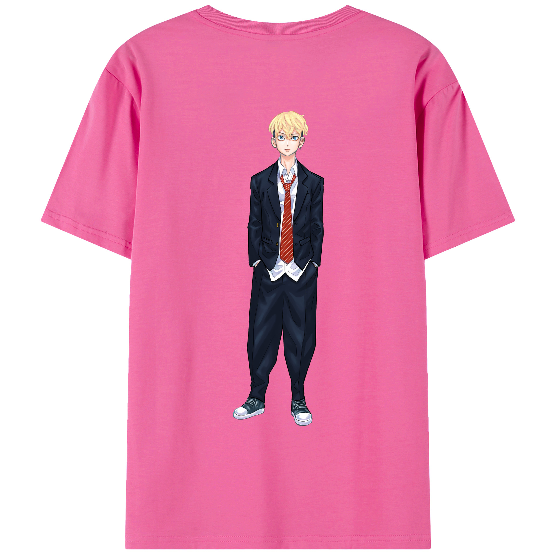 （画像用） 東京リベンジャーズ Tokyo Revengers レディース半袖Tシャツ(バックプリント)